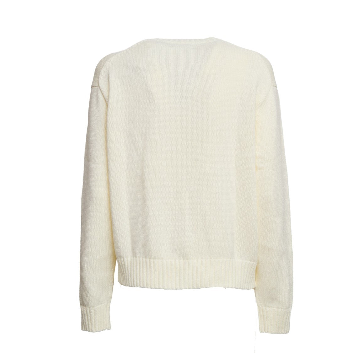 Polo Ralph Lauren Polo Bear Intarsia Embroidered Crewneck Sweater