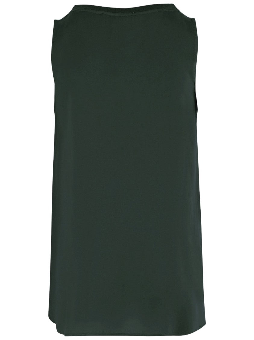 Q-Wins Sleeveless Stretch Cotton Top