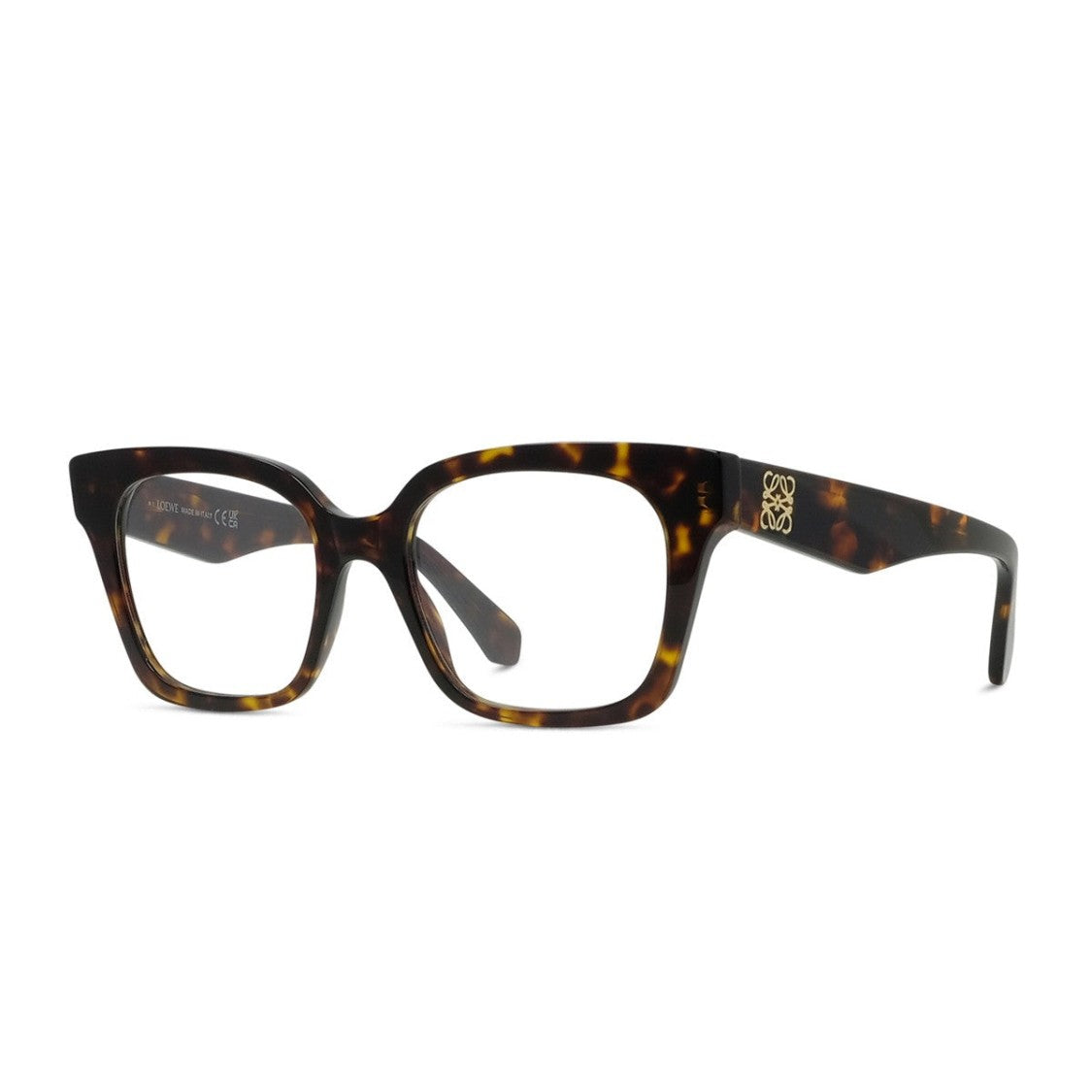 Loewe Havana Anagram Rectangular Acetate Glasses