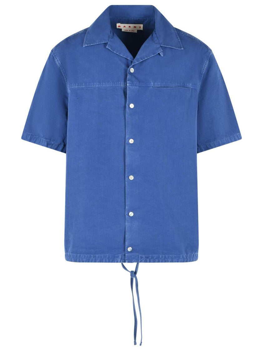Marni Blue Cotton Shirt