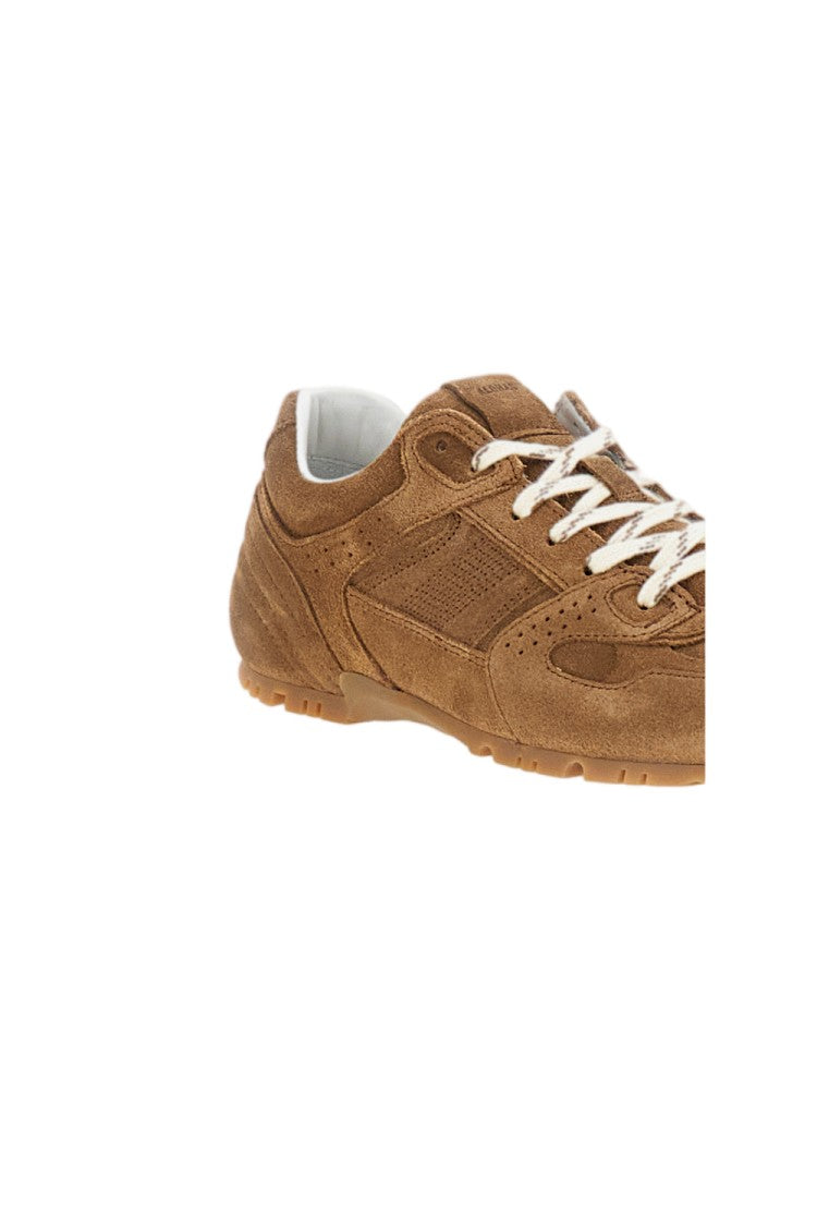 Alohas Brown Suede Lace-Up Sneakers