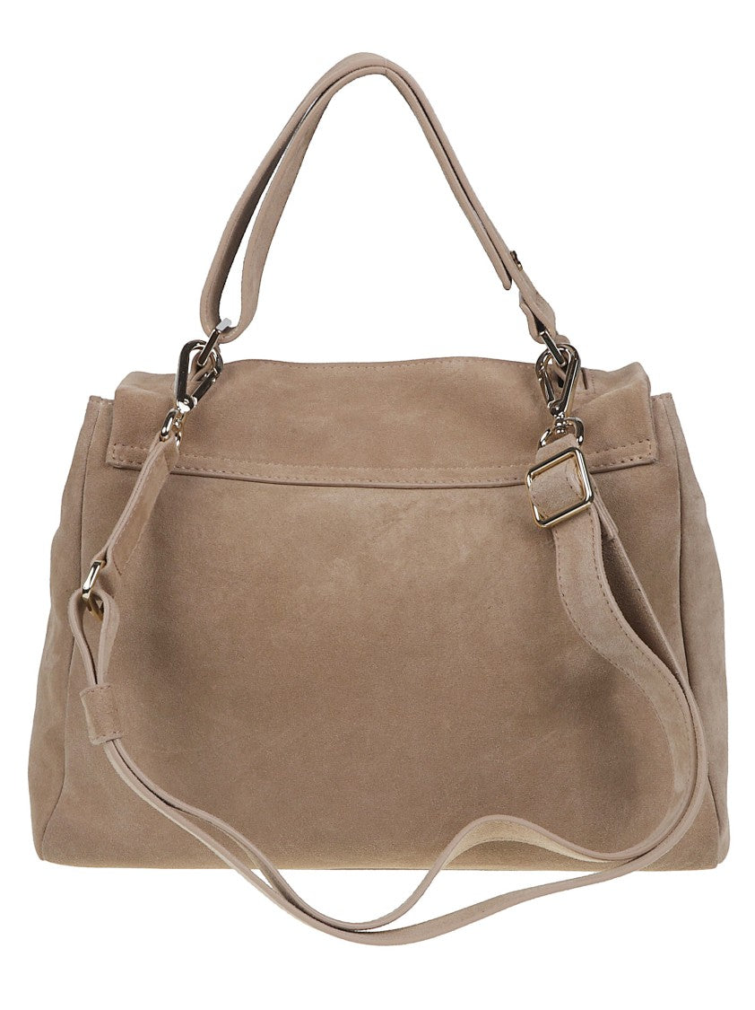 Orciani Sveva Medium Structured Suede Handbag