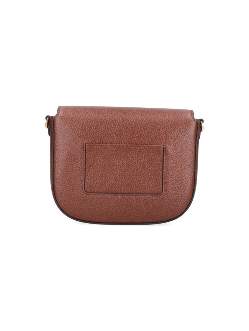 Mulberry Brown Darley Mini Postmans Lock Bag
