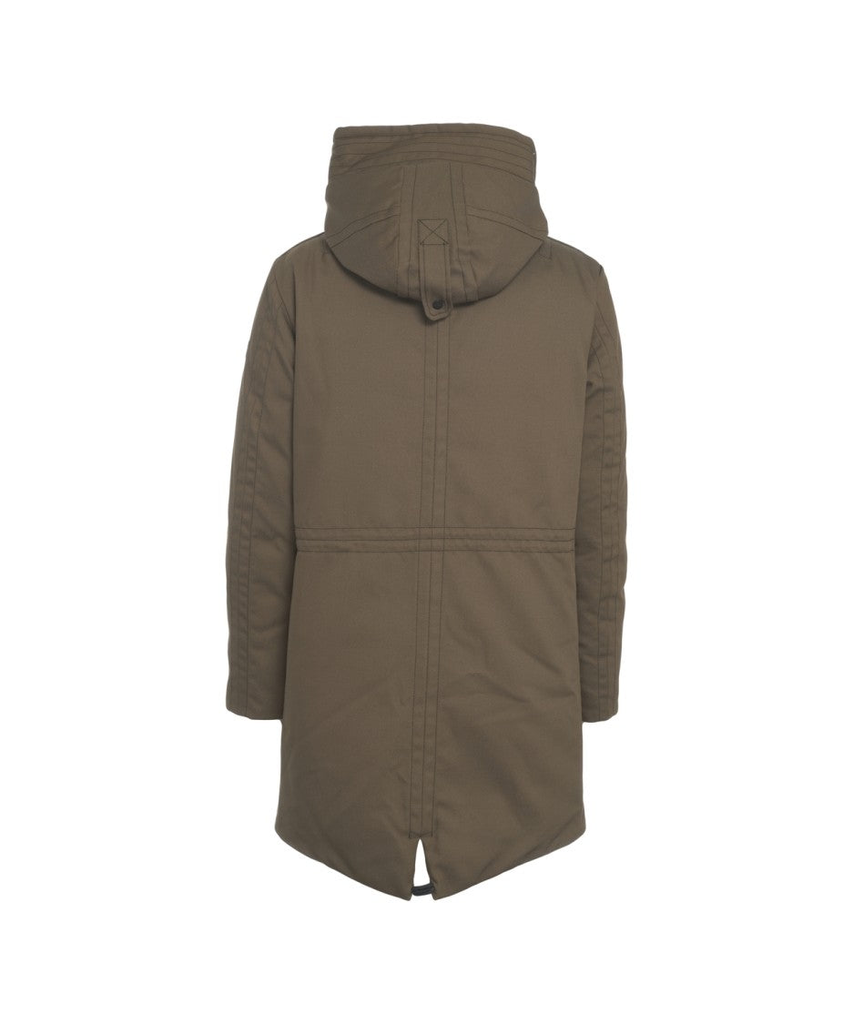 Peuterey Olive Peuterey Parka With Practical Hood