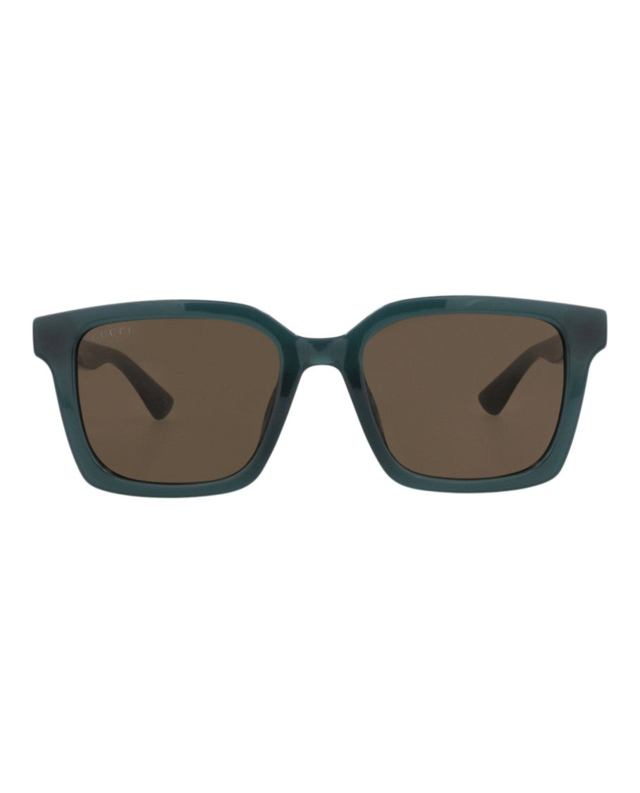 Gucci Square-Frame Injection Sunglasses