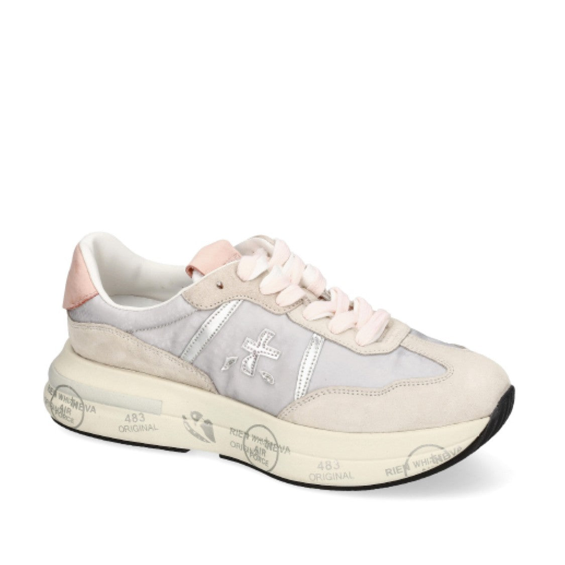 Premiata Basket Clay Sneakers With Vintage Leather Accents