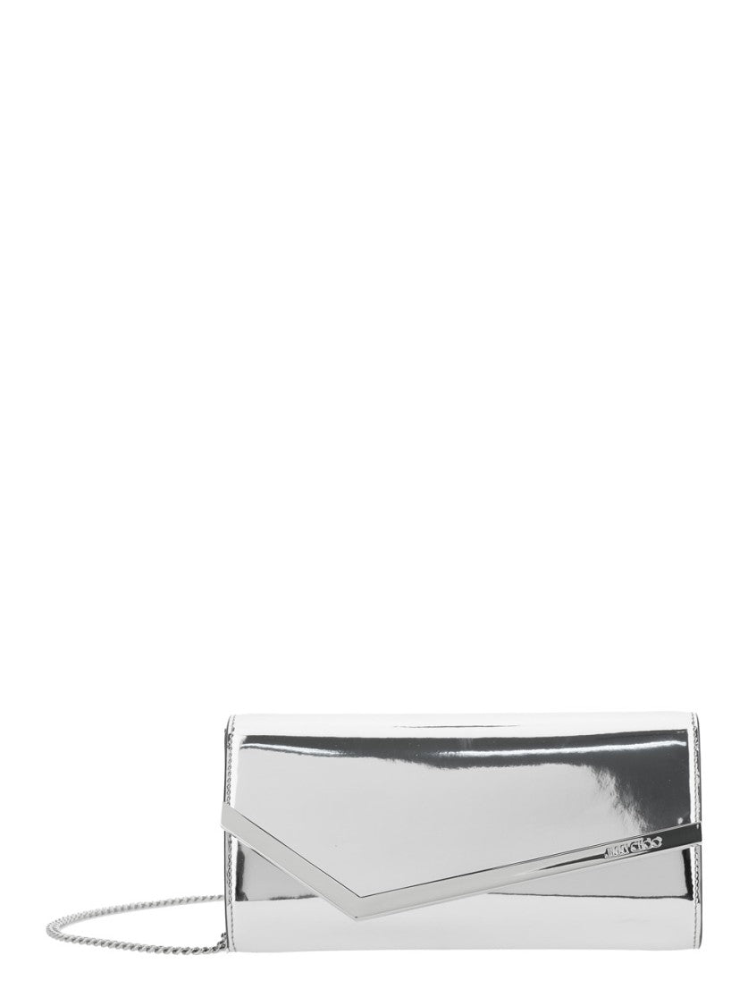 Jimmy Choo Emmie' Metallic Envelope Clutch