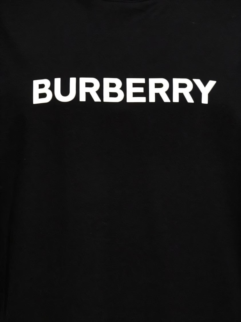 Burberry Classic Black Short-Sleeve T-Shirt With Bold Logo Print