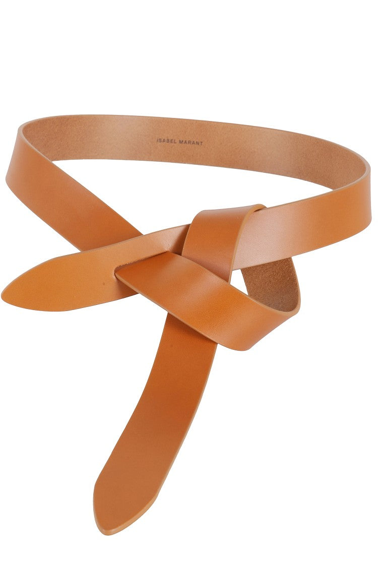 Isabel Marant Lecce Wrap Leather Belt With Minimalist Design