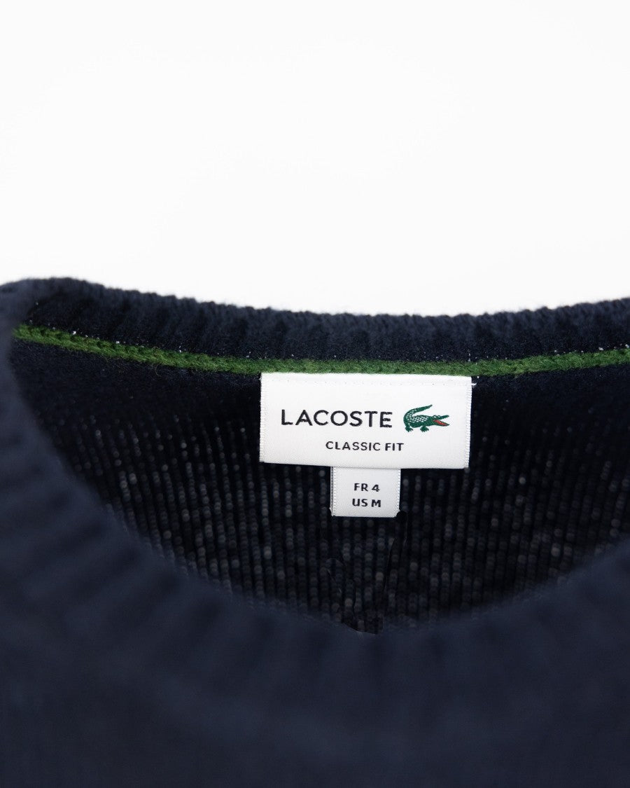 Lacoste Blue Carded Wool Sweater