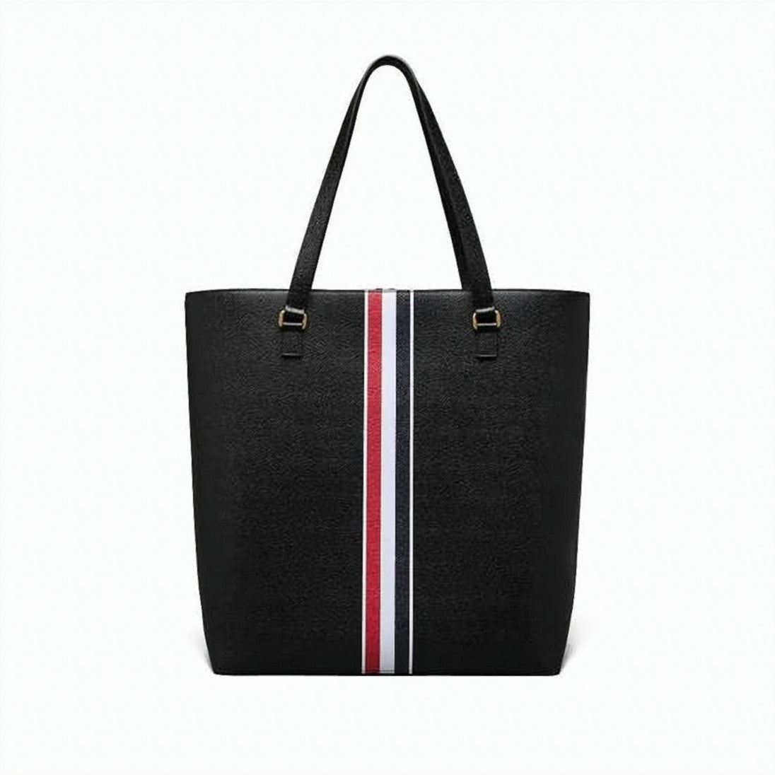 Thom Browne Textured Calf Leather Medium Tote