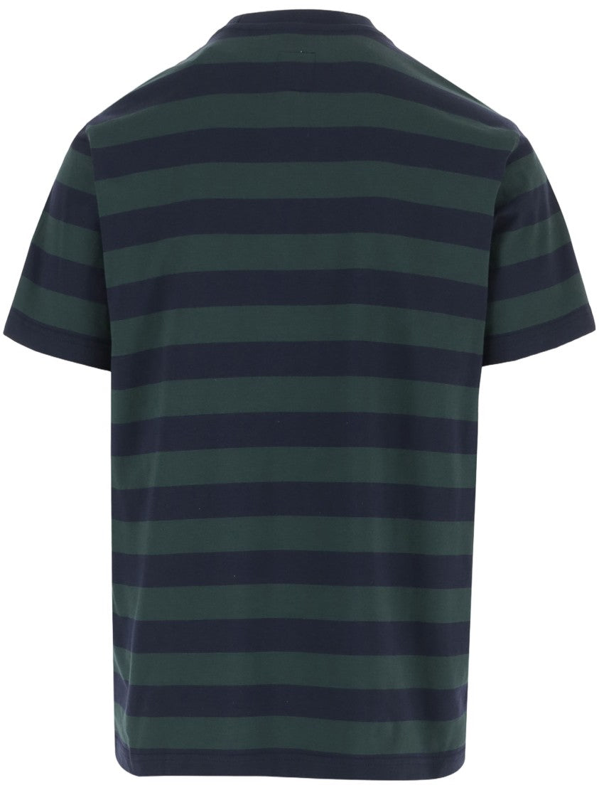 Emporio Armani All-Over Striped Cotton T-Shirt
