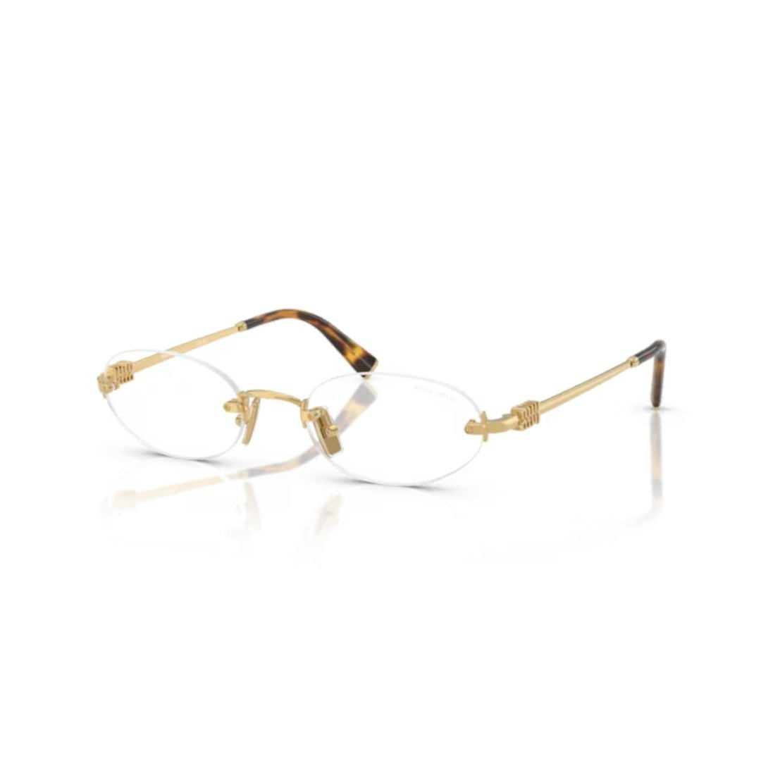 Miu Miu 0Mu A54s Rimless Gold Metal Eyeglasses