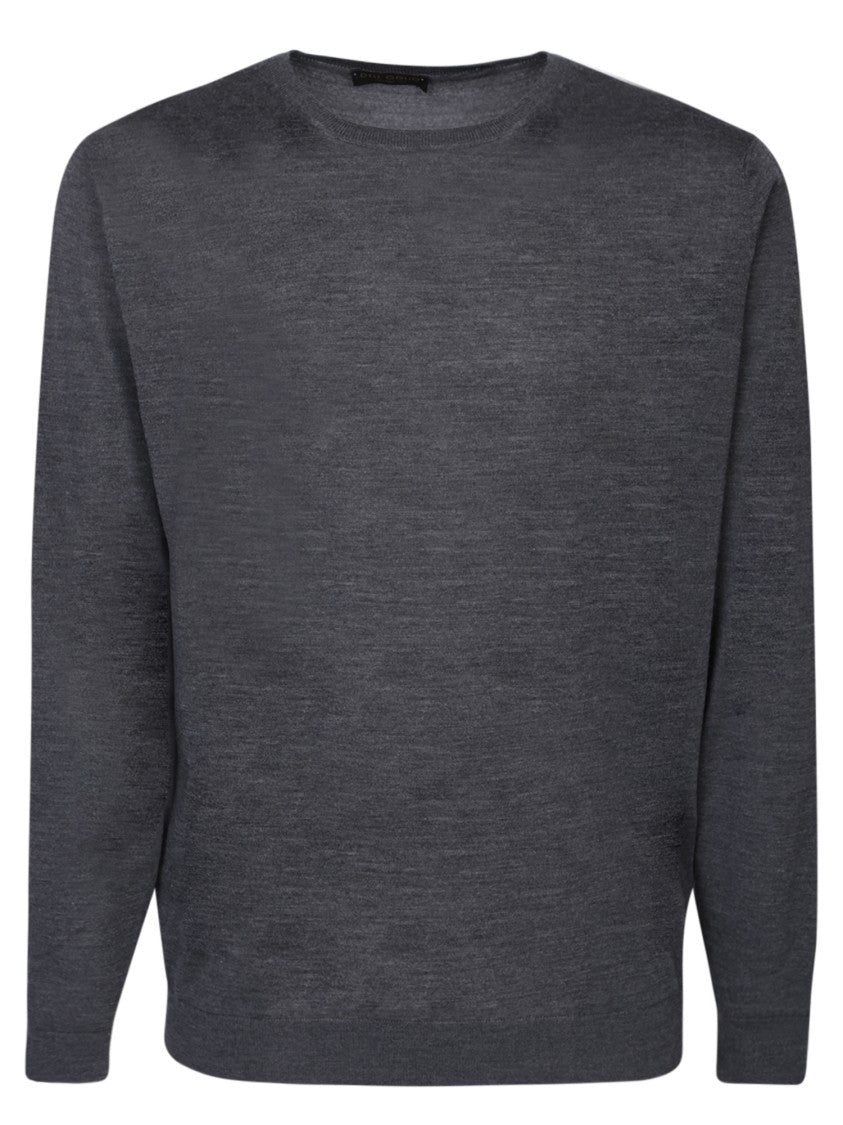 Dell'oglio Grey Virgin Wool Knitwear