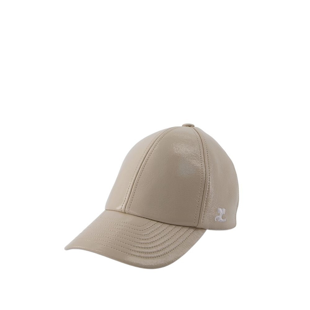 Courrèges Reedition Cap - Vinyl - Beige