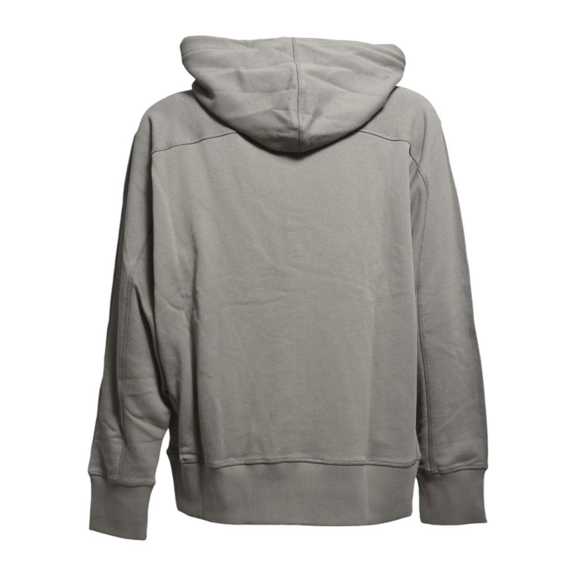 Études Hooded Grey Cotton Pullover