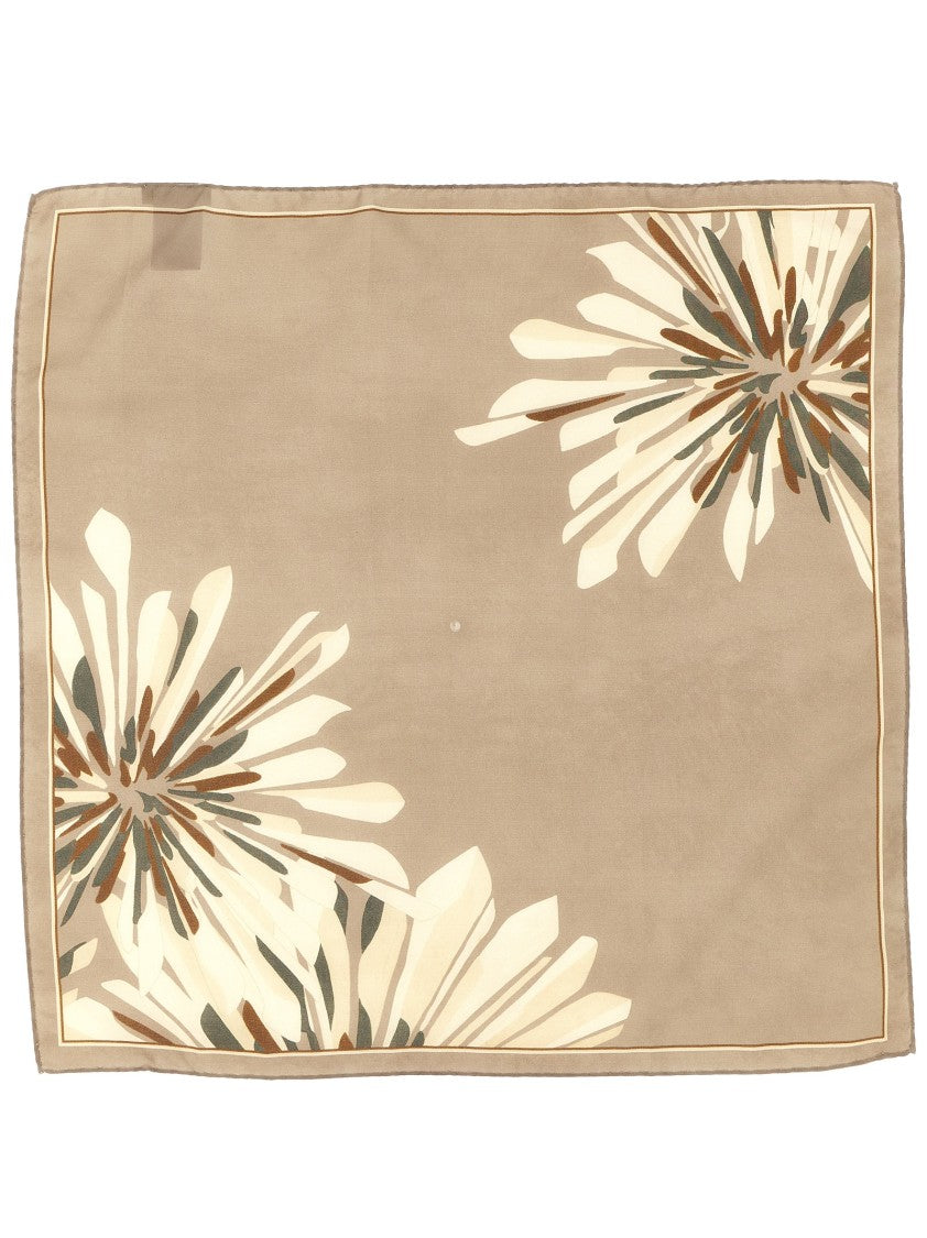 Brunello Cucinelli 'Bloom Print' Scarf