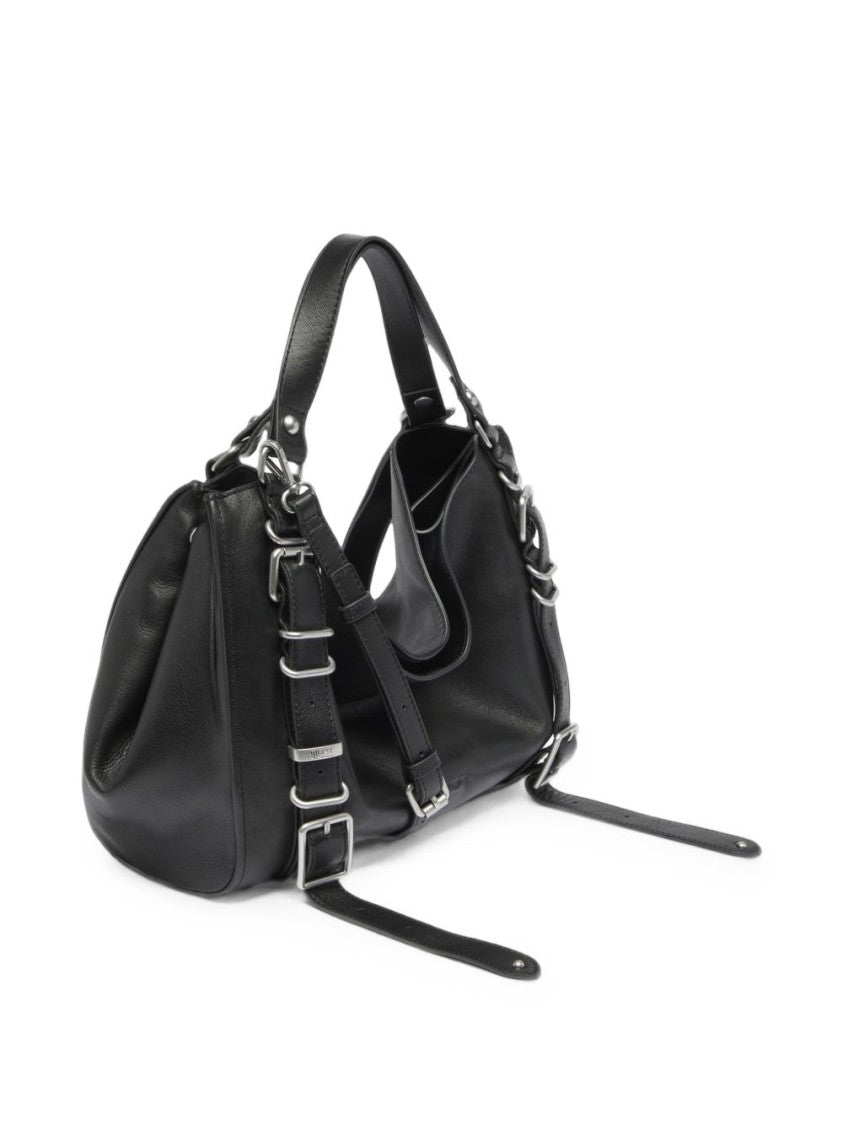 Diesel Soft-Silhouette Black Bag With Dual Handles And Adjustable Strap