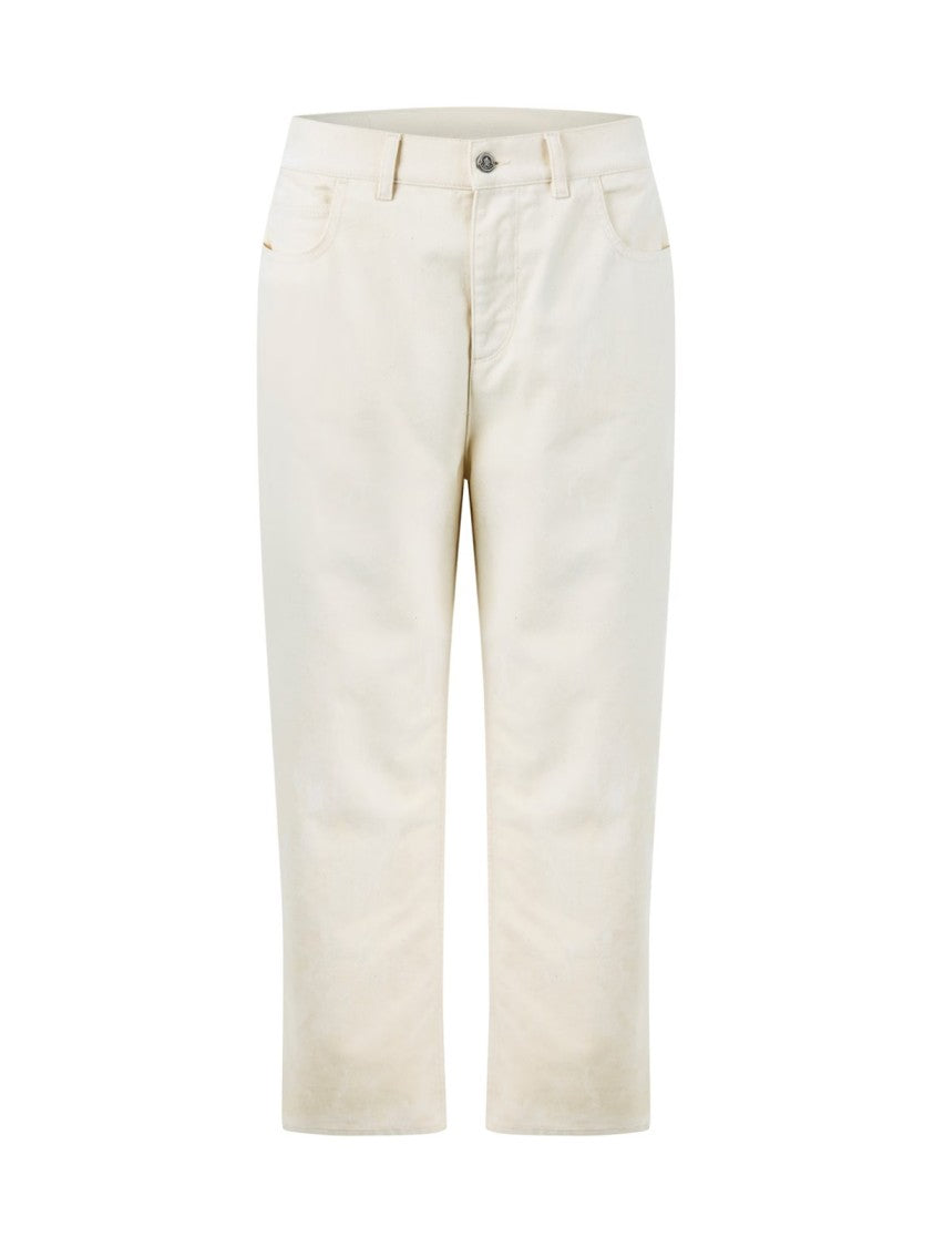 Moncler Cropped Tapered Leg Jeans