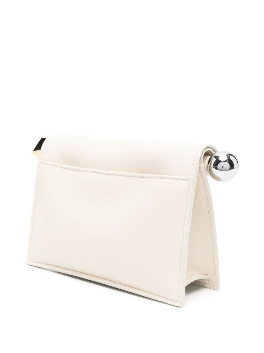 Jacquemus Rectangular Beige Clutch