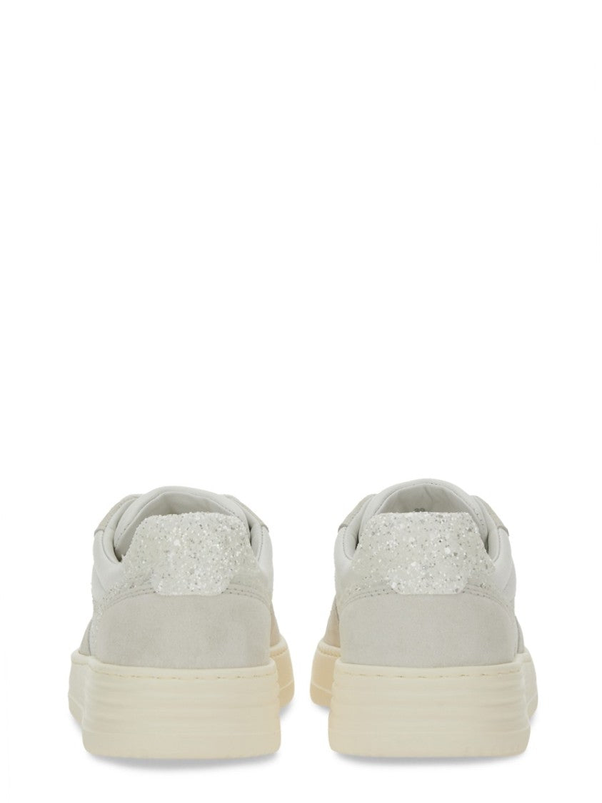 Hogan Textured Leather Sneakers