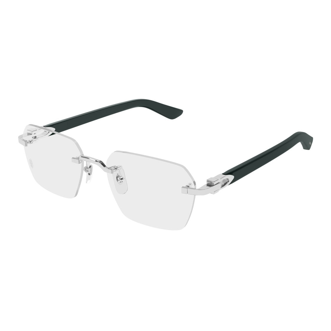 Cartier Ct0623o Rimless Rectangular Eyeglasses