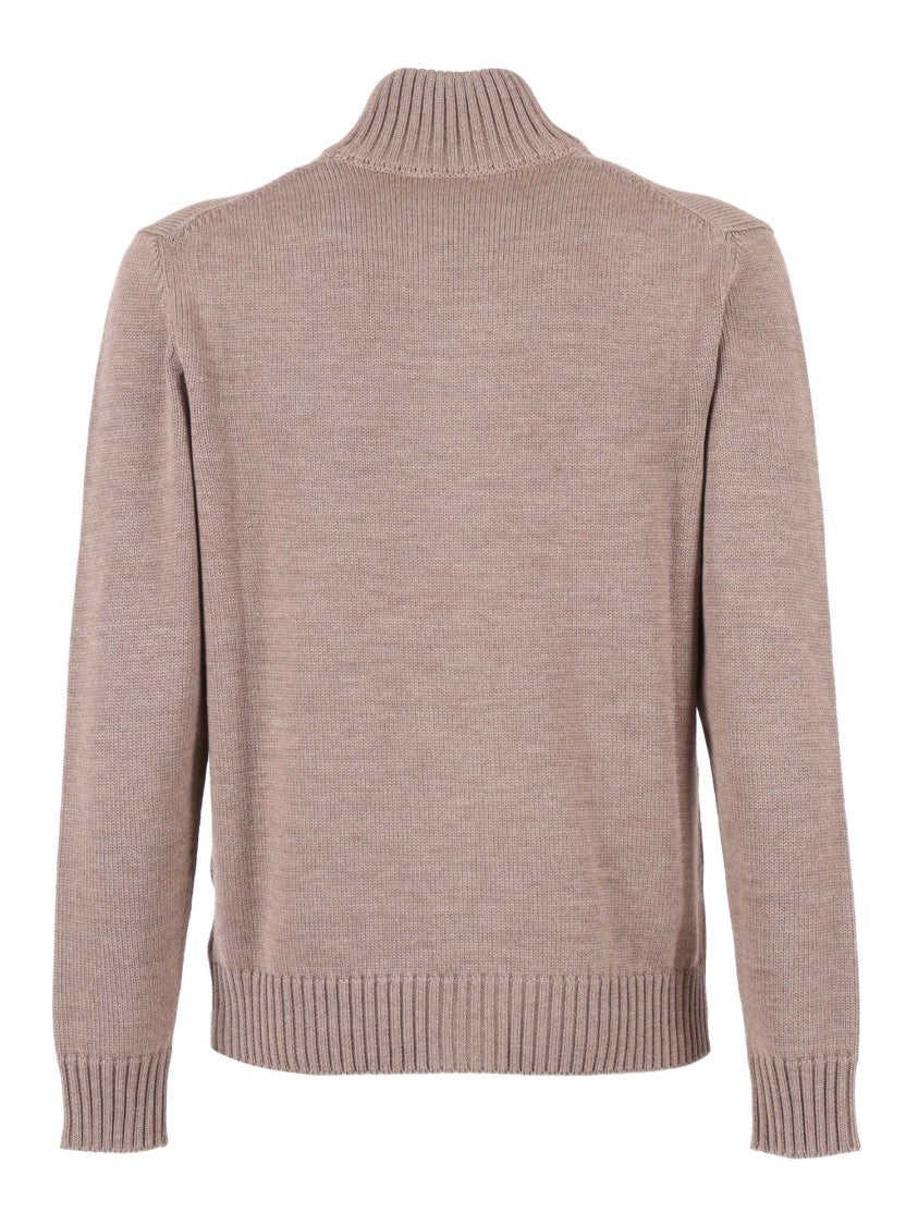 Slowear Zanone Finely Knit Virgin Wool Sweater With Minimalist Design