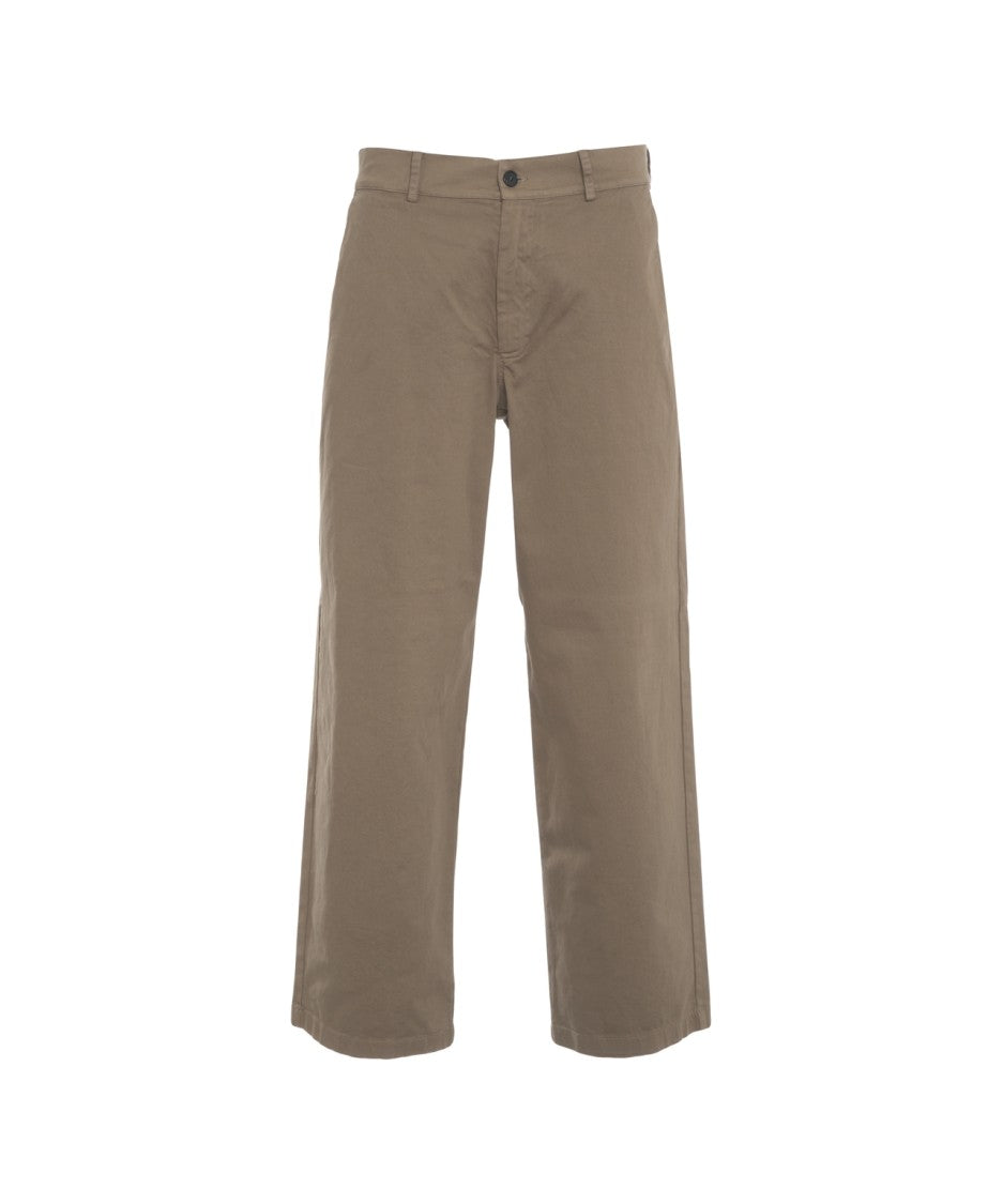 Grifoni Straight Leg Trousers With Mid-Rise Waist And Classic Five-Pocket Design
