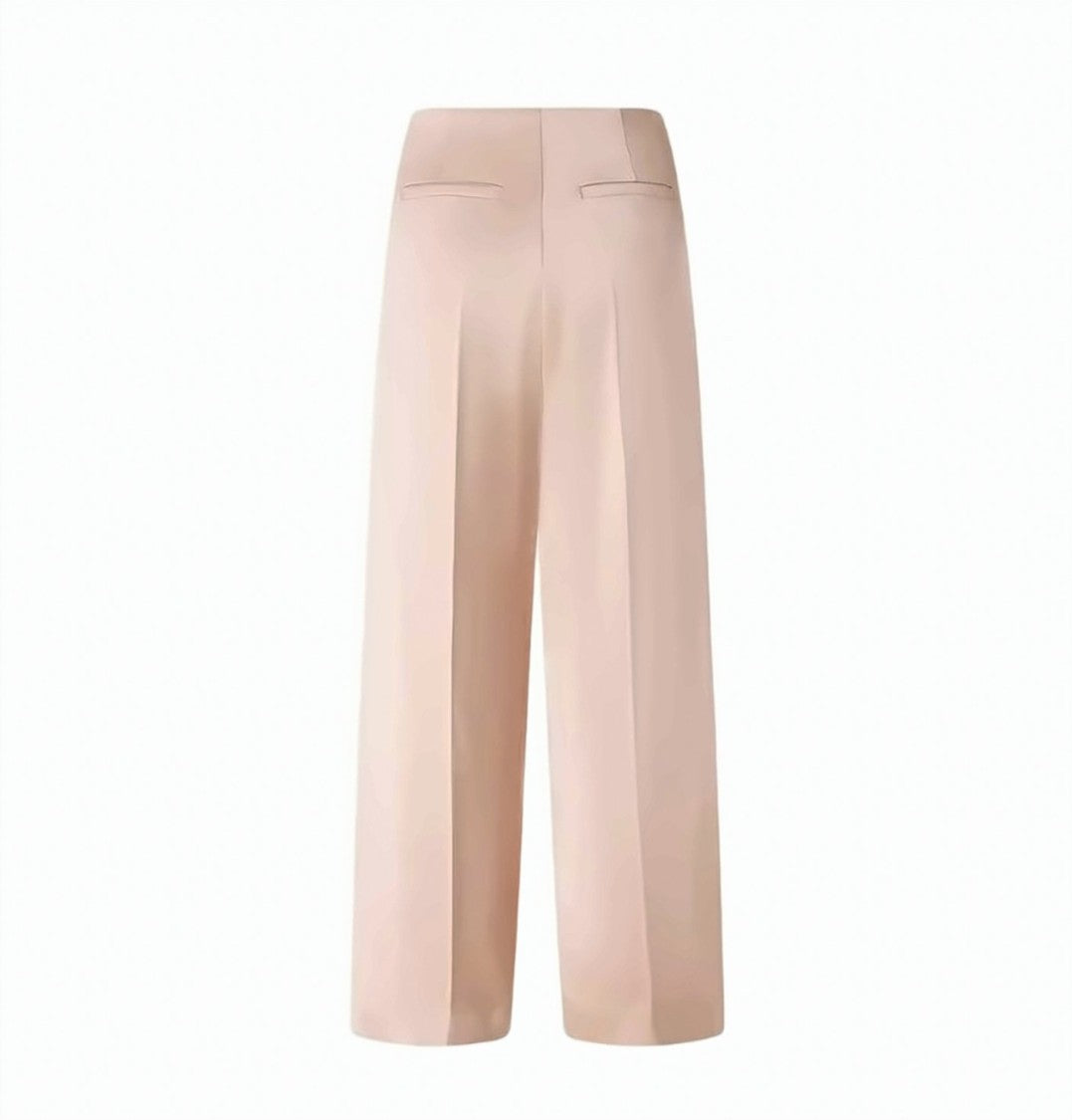 Pinko Limoncello Satin Wide Leg Trousers