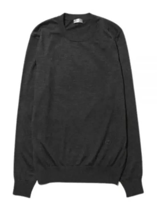 Christian Dior Long-Sleeve Cashmere Sweater With Crew Neckline