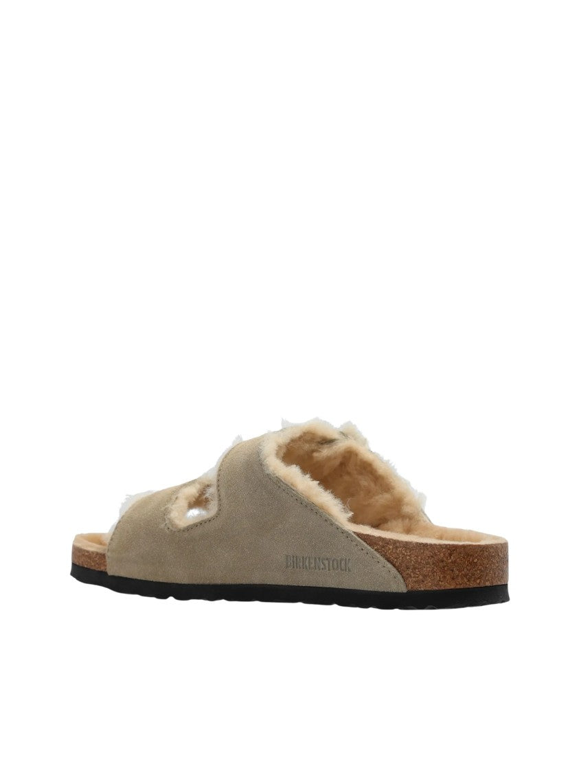 Birkenstock Arizona Taupe Suede Sandals
