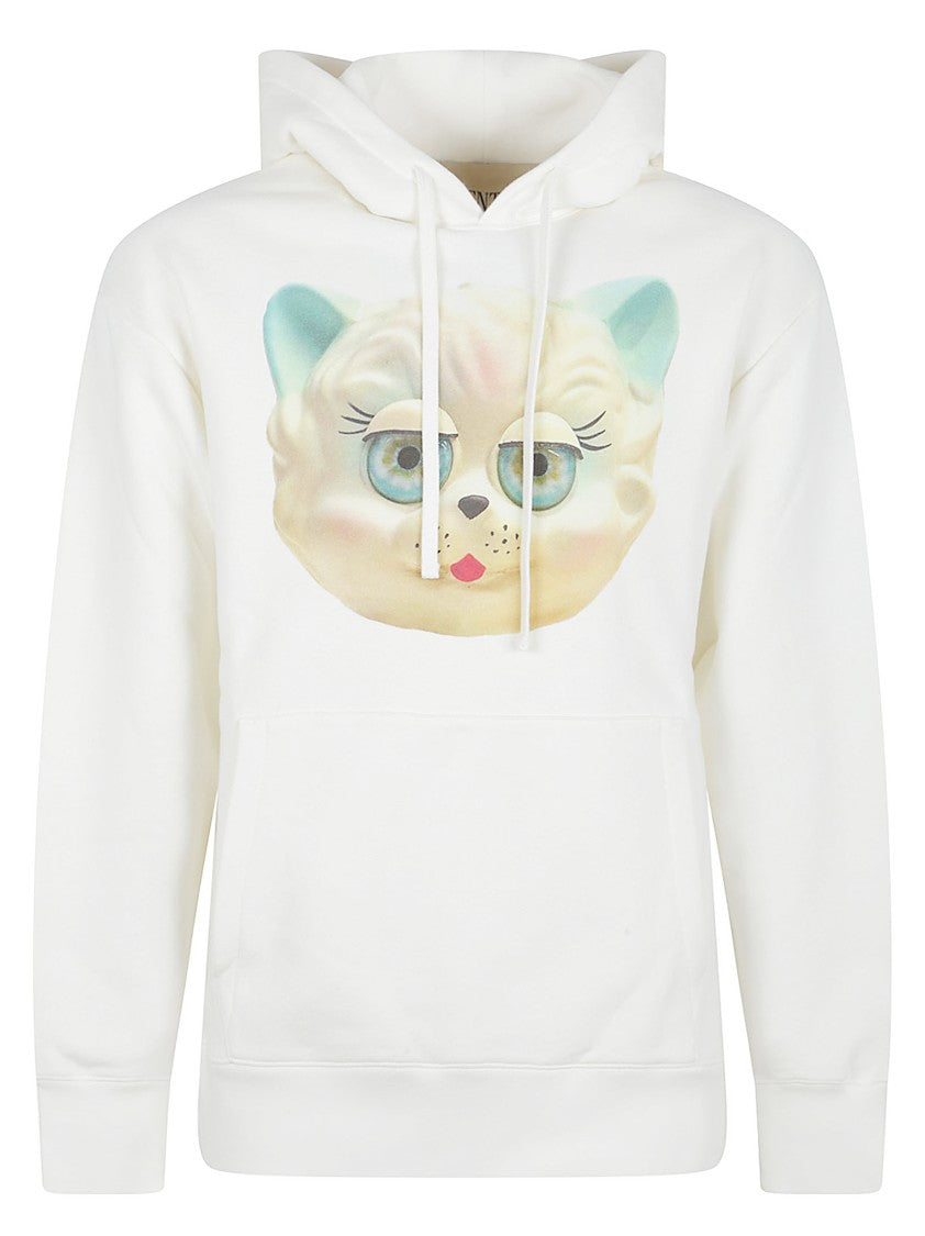 Valentino Garavani Le Chat De La Maison Print Cotton Hoodie