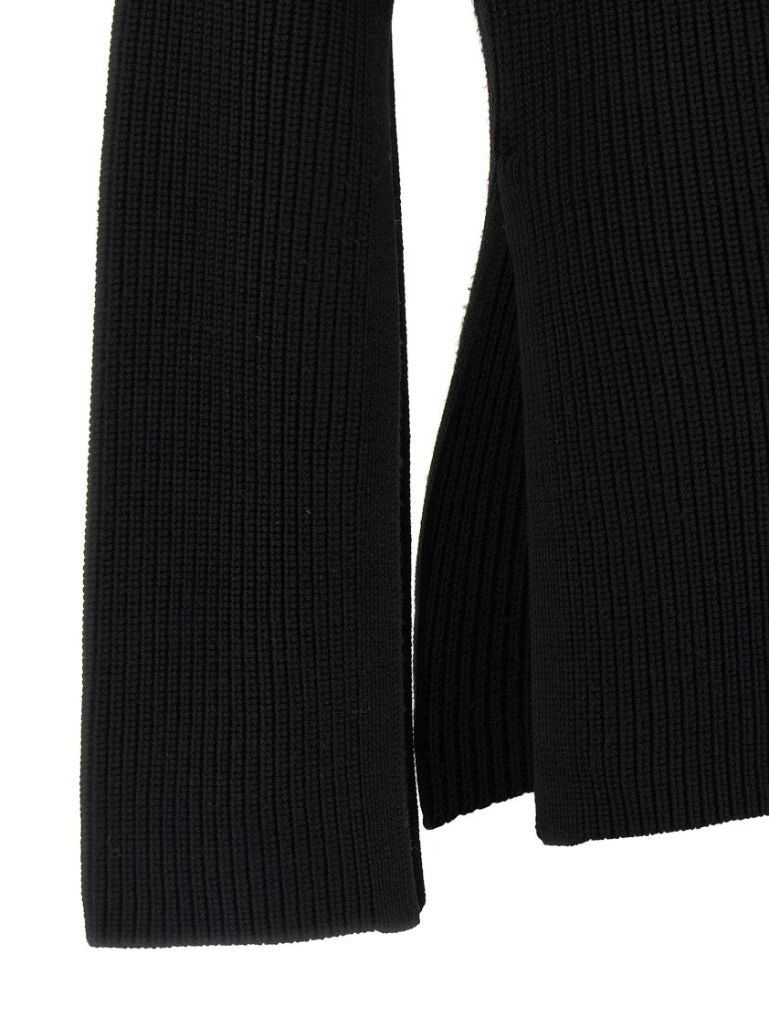 Totême Ribbed Wool Turtleneck Sweater