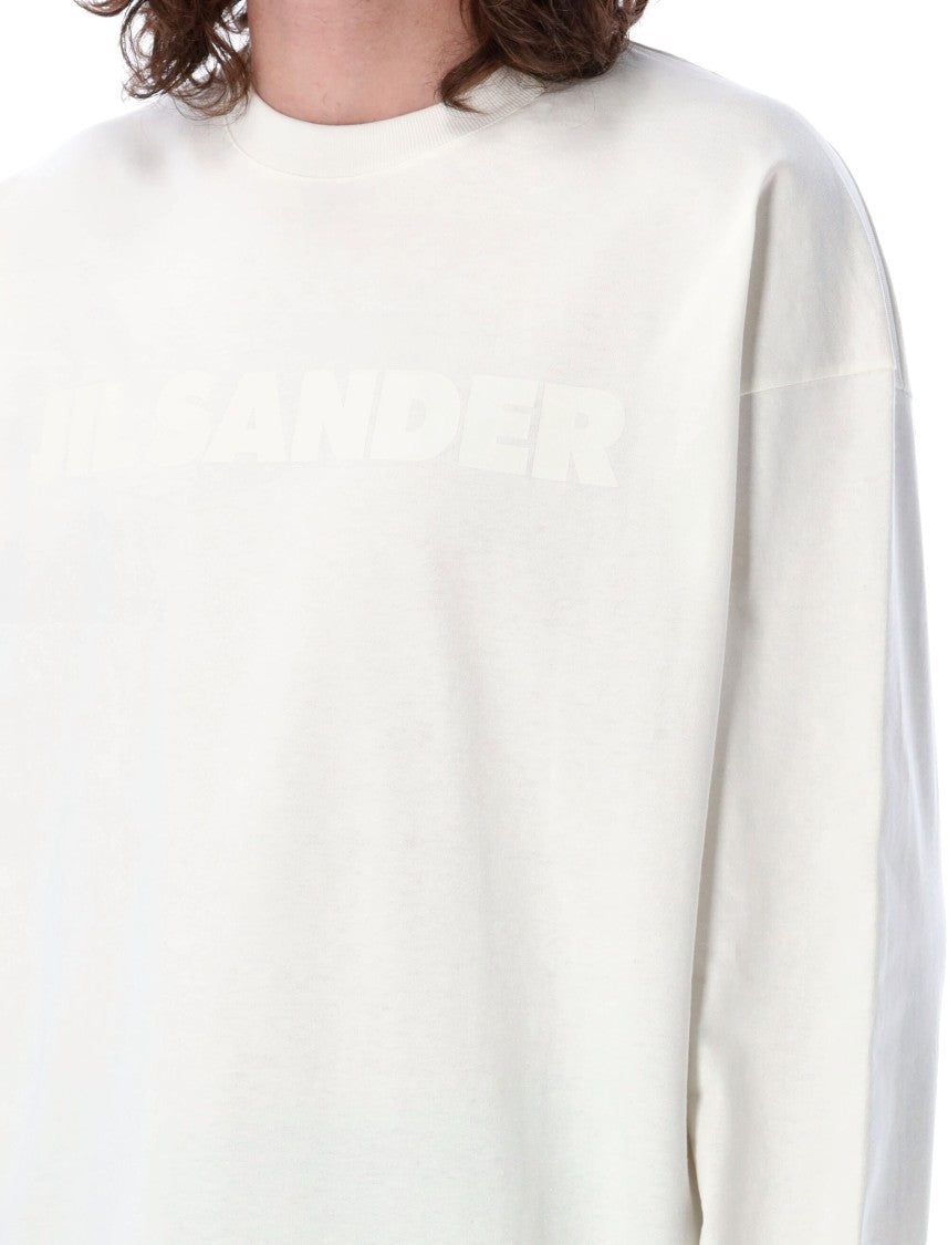 Jil Sander Oversized Porcelain Cotton T-Shirt