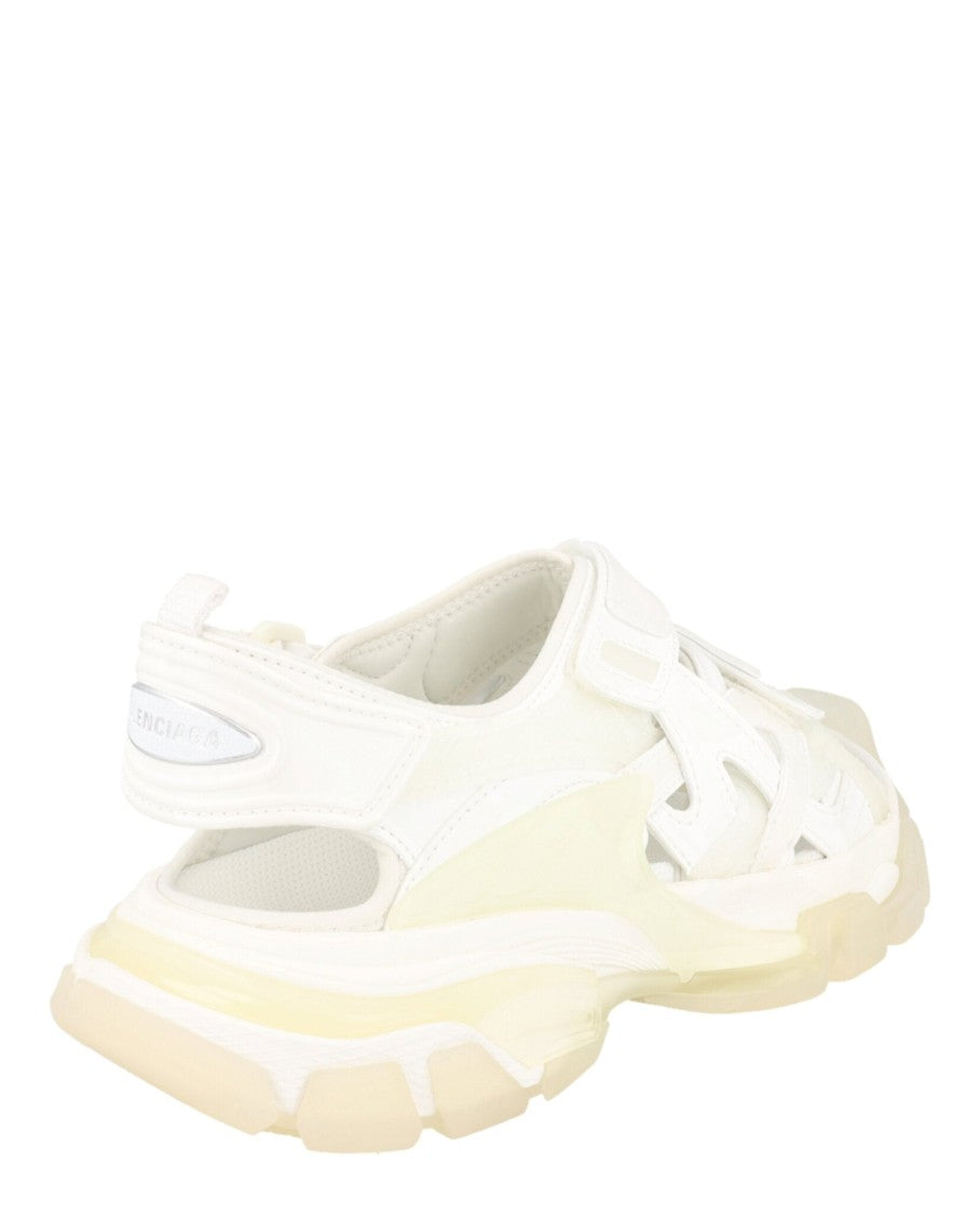 Balenciaga Sporty Caged Sandals With Chunky Sole And Embossed Branding