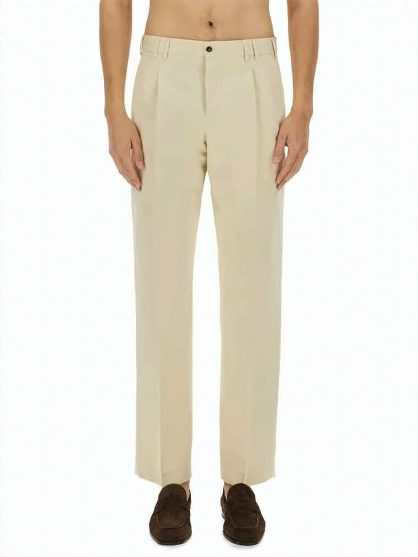 Pt Torino Straight-Leg Chino Pants With Tailored Fit