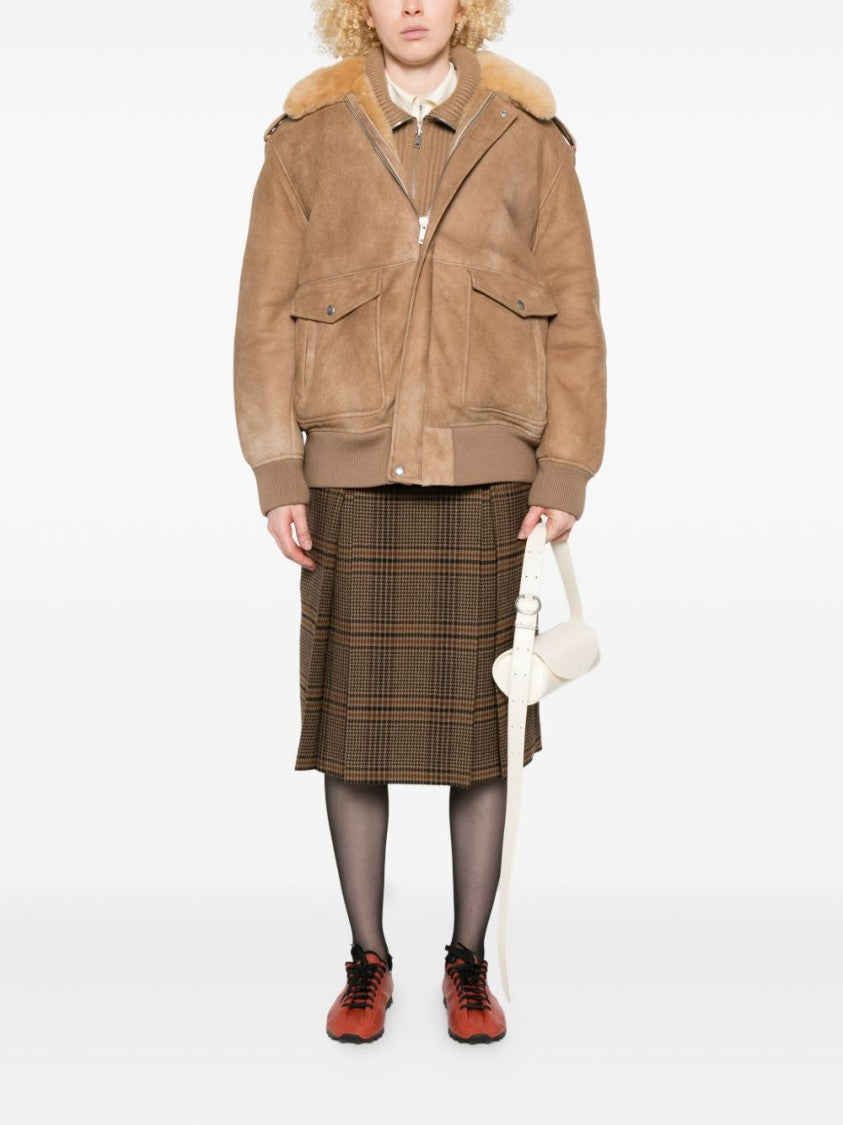 Prada Boxy Brown Suede Jacket