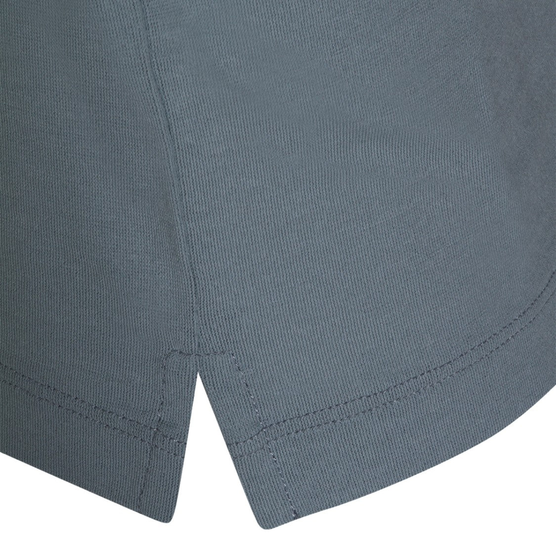 Zanone Minimalist Crew Neck Blue Polo