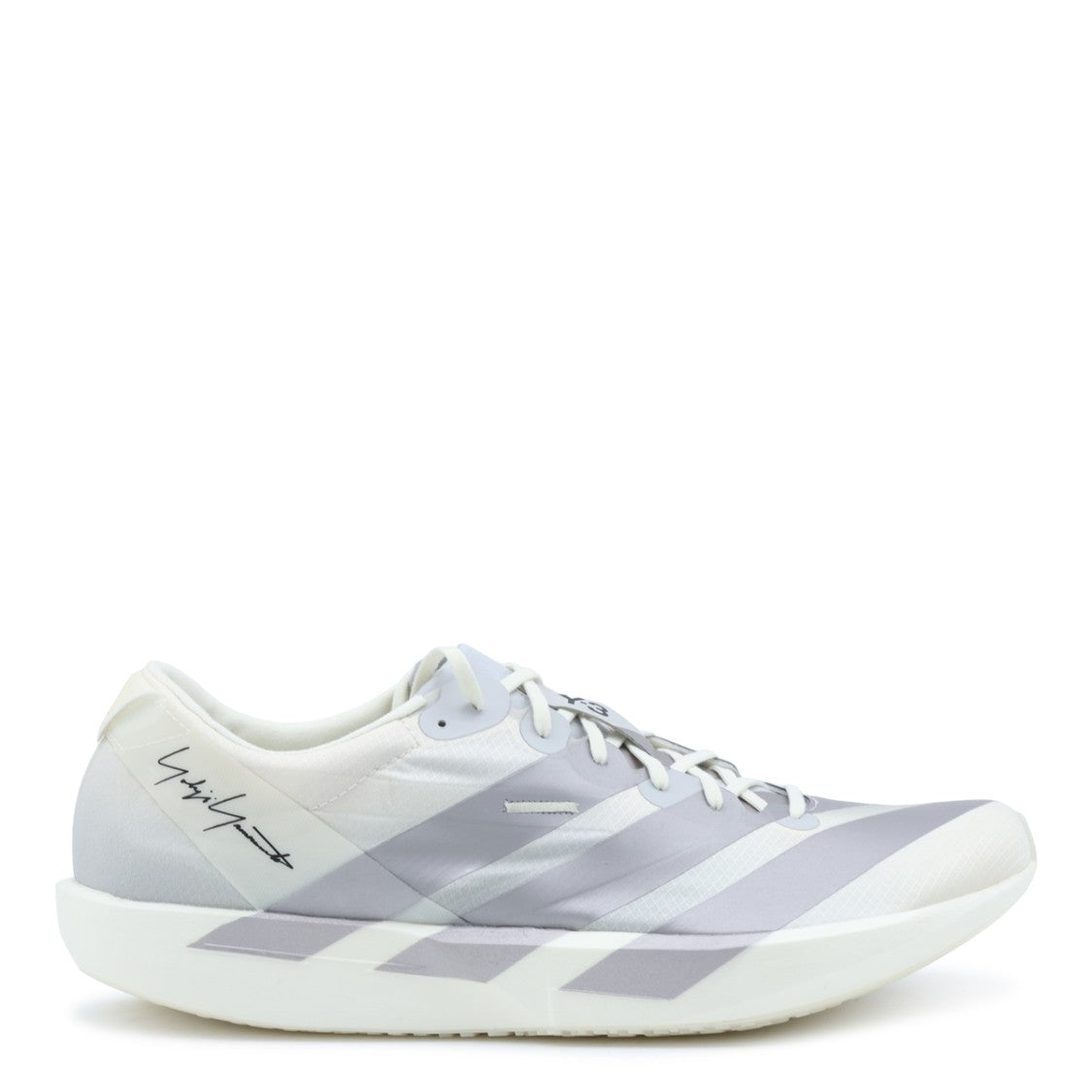 Y-3 Low-Profile Sneakers With Translucent Grey Stripes