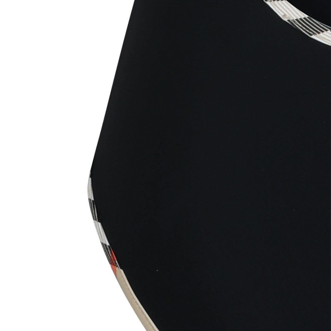 Burberry Black One-Piece Swimsuit With Check Trim