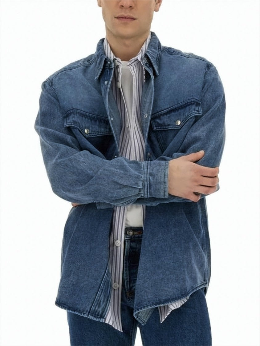 Isabel Marant Relaxed Fit Striped Short-Sleeved Shirt