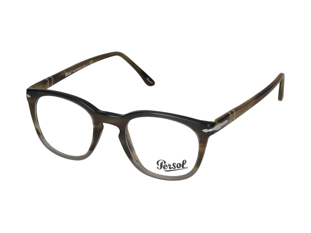 Persol Eyeglasses 0Po3258v 1135 Striato Brown 48/21/145