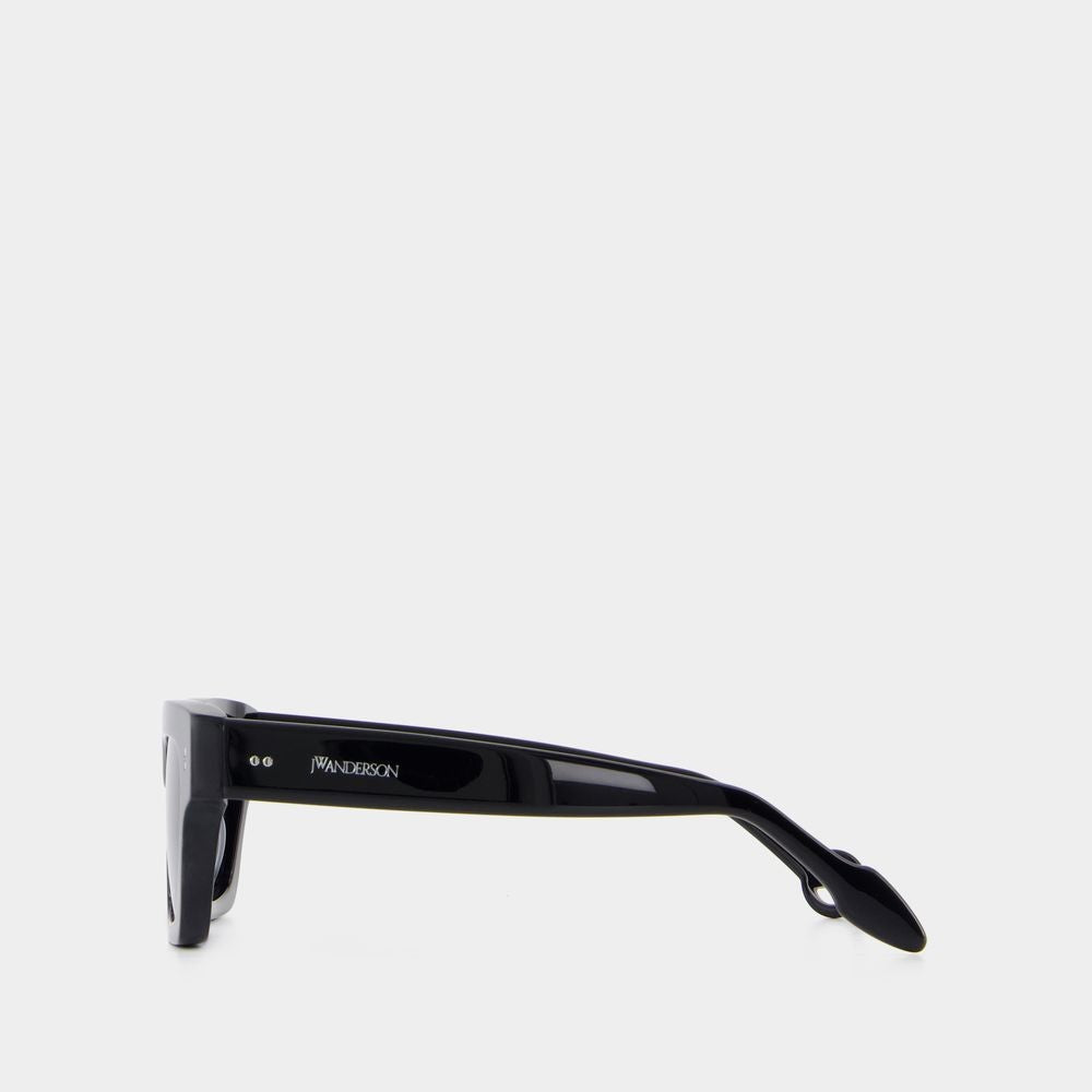 J. W. Anderson Jwa02 Sunglasses - Acetate - Black