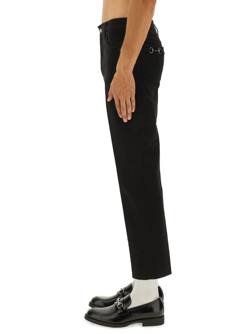 Gucci Tailored Slim Fit Pants With Classic Five-Pocket Design