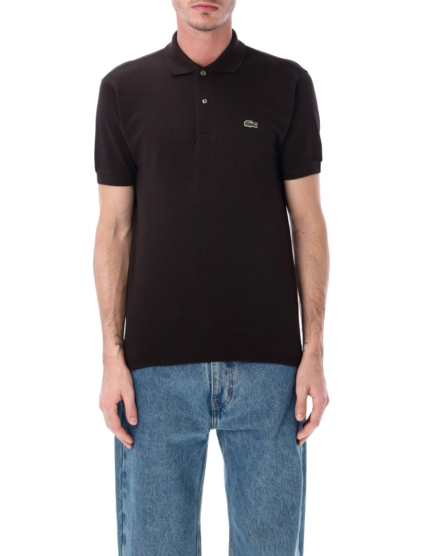 Lacoste Cotton Petit Piqué Polo Shirt With Ribbed Collar