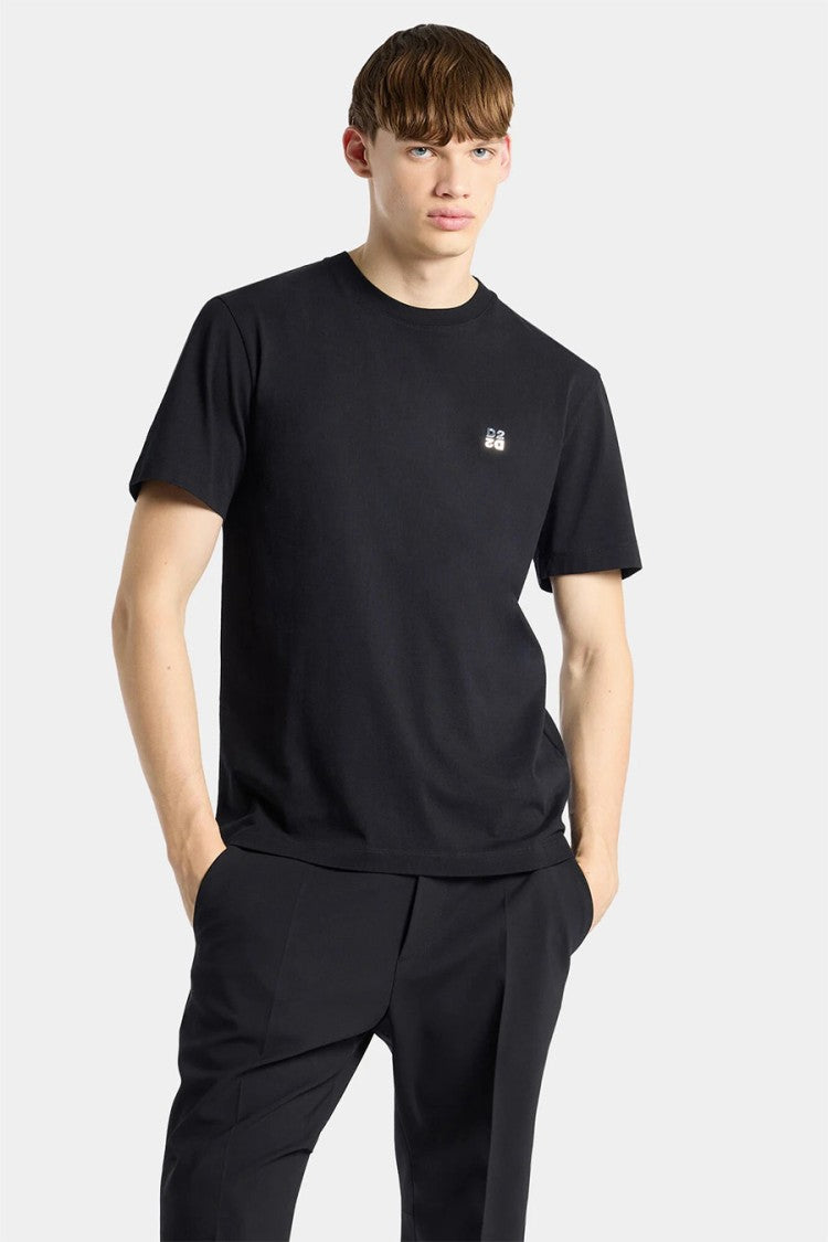 Dsquared2 Black Cotton Logo T-Shirt