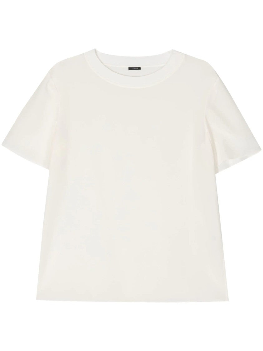 Joseph Short Sleeve Crepe De Soie Blouse