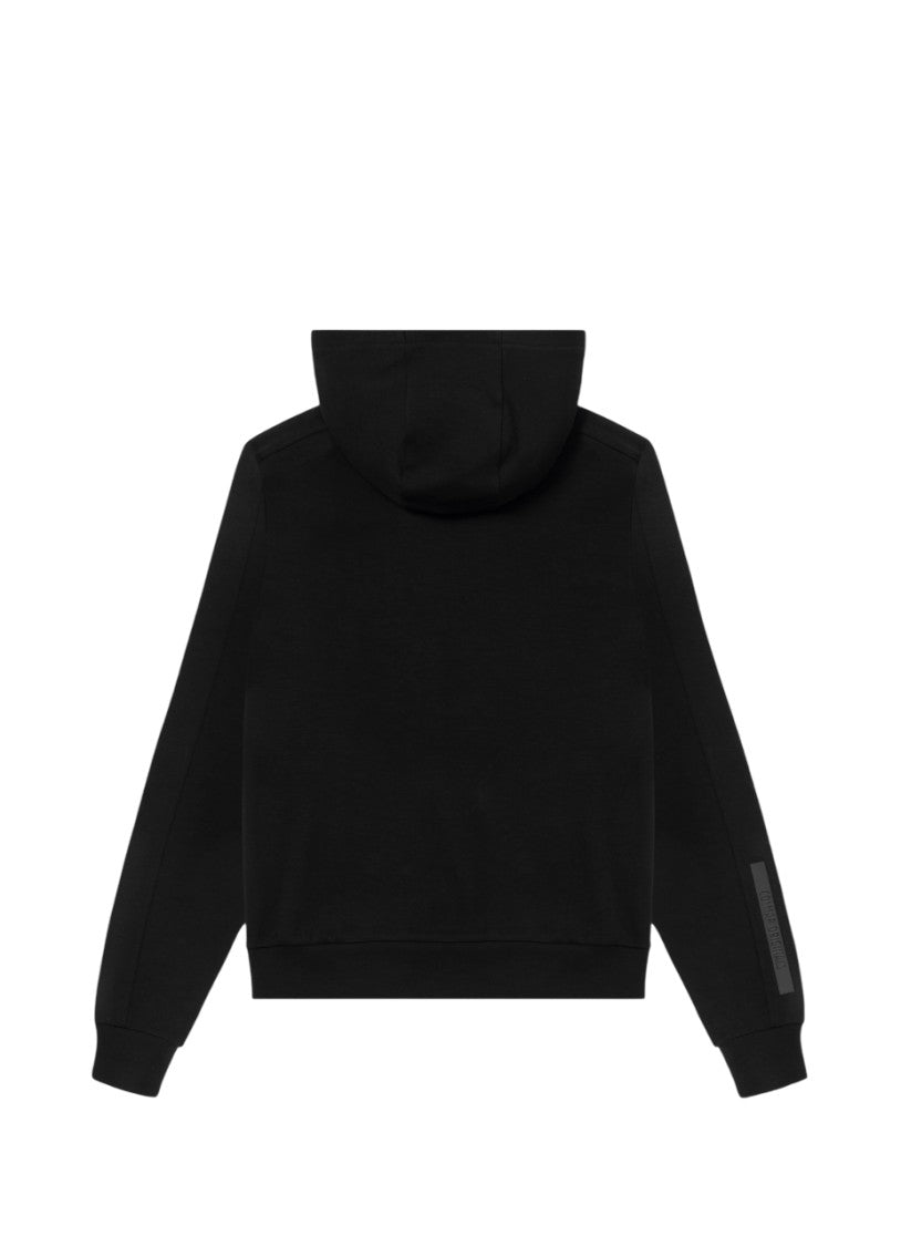 Colmar Originals Black Zip-Up Hoodie With Matte Transfer Logo