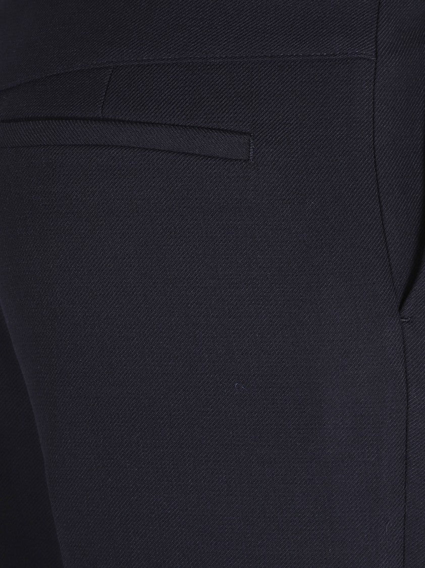 Etro Tailored Blue Trousers With Slight Flare