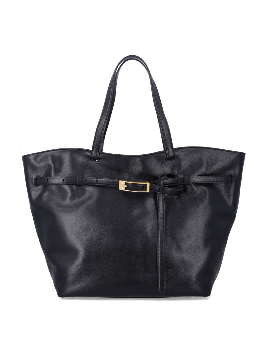 Anine Bing Elly Tote Small Leather Tote Bag
